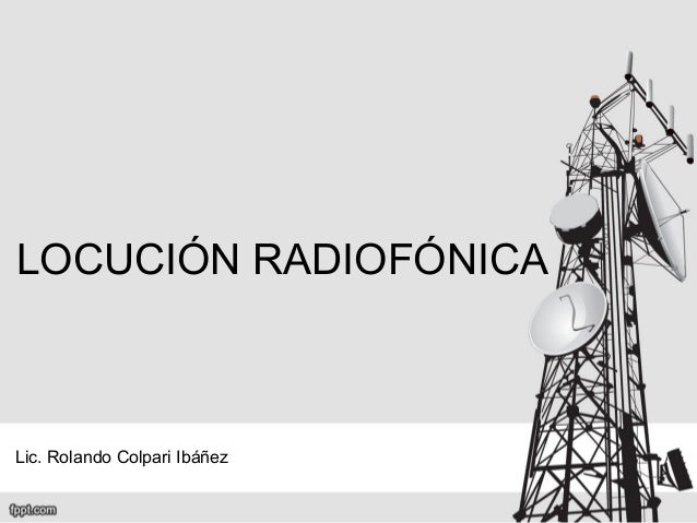 locucion radiofonica